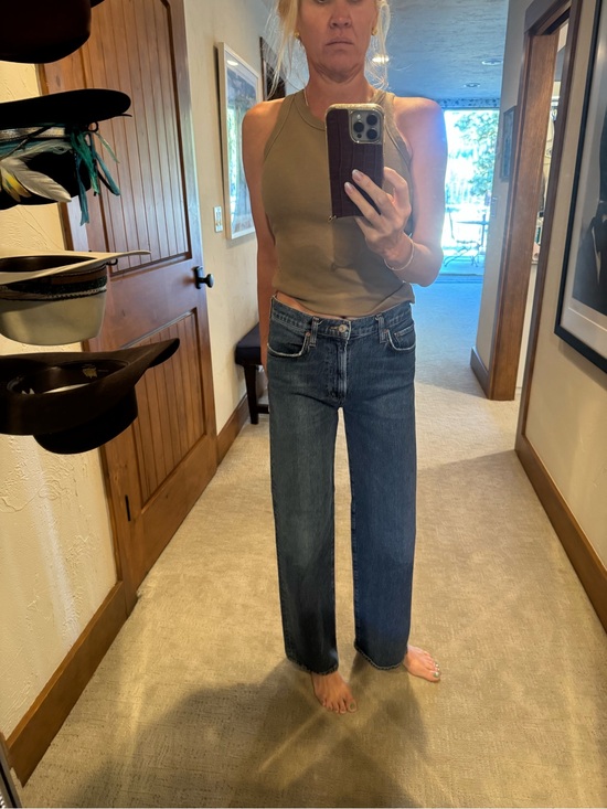 Agolde Denim - Agolde size 27 Women’s Straight-Leg Blue Jeans - Classic Denim